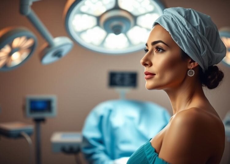 Breast lift surgery