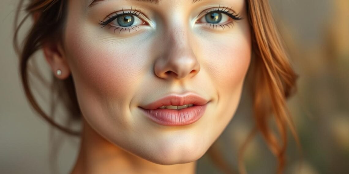 Facial implants enhancing natural features