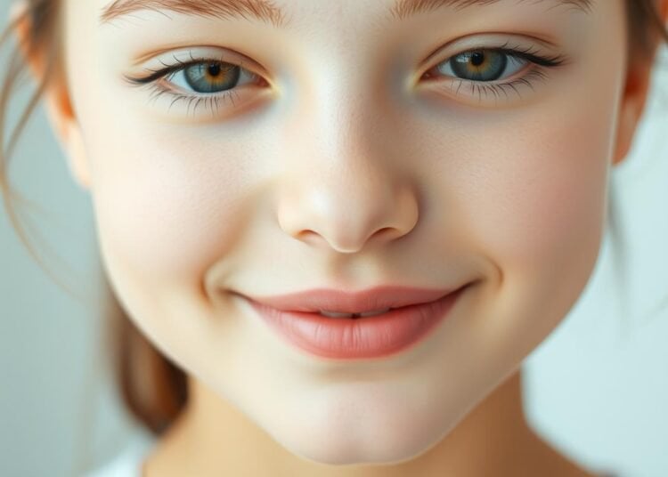 פנים צעירות קורנות