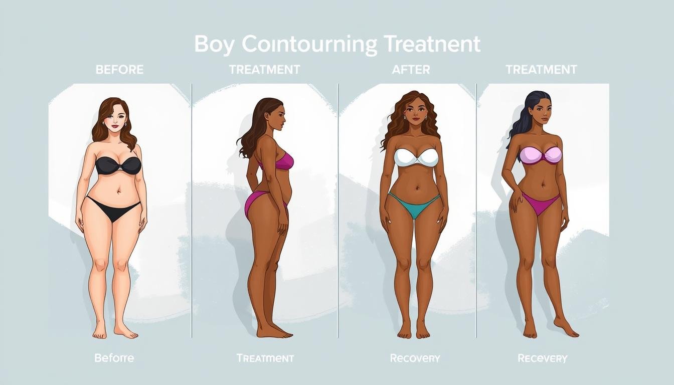 ציר זמן של טיפול בעיצוב גוף ציר זמן של טיפול בעיצוב גוף