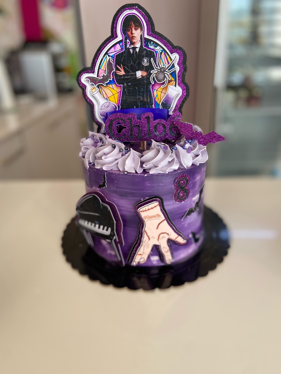 Gâteau Wednesday Addams