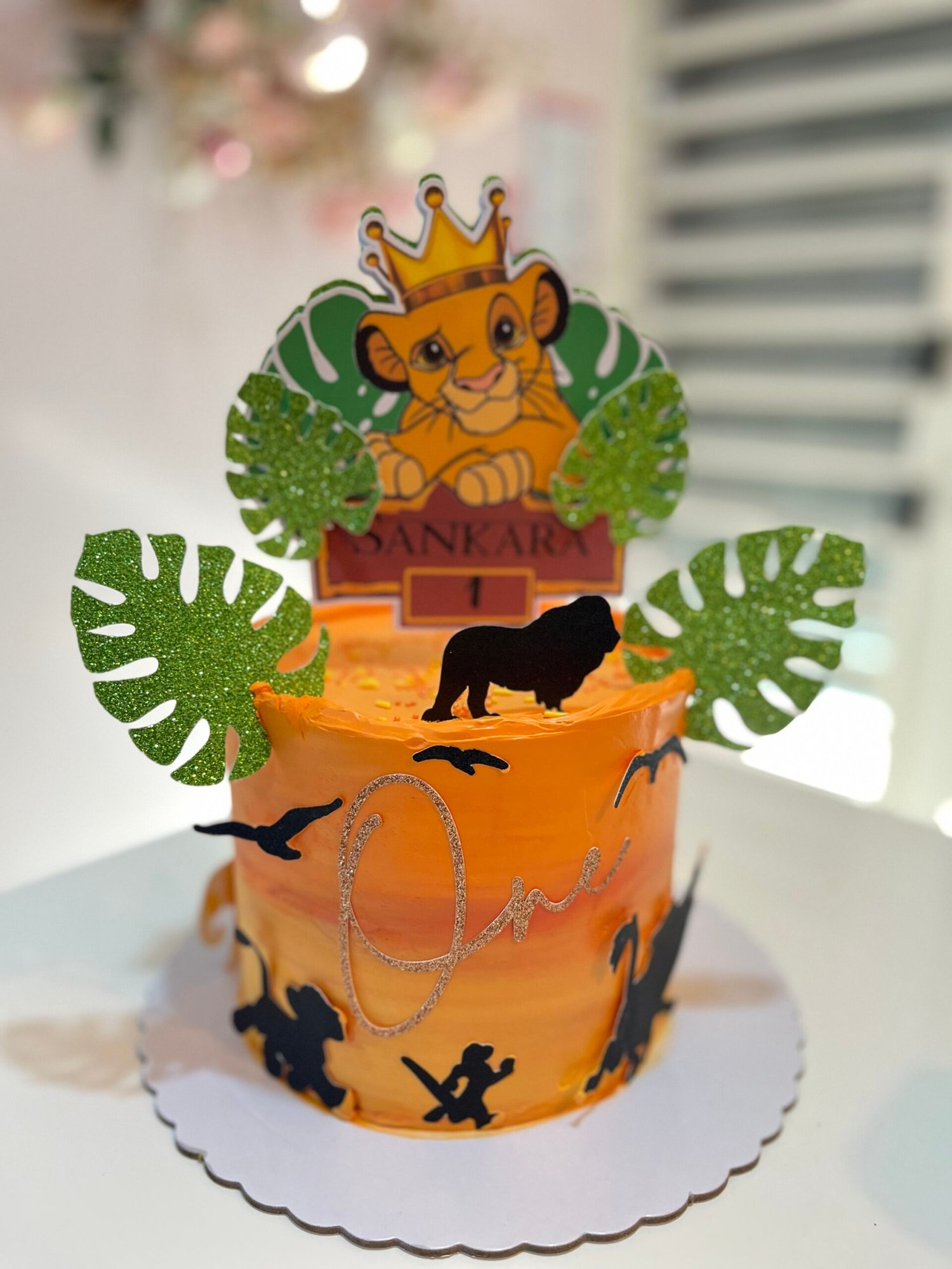 Gâteau Le Roi Lion