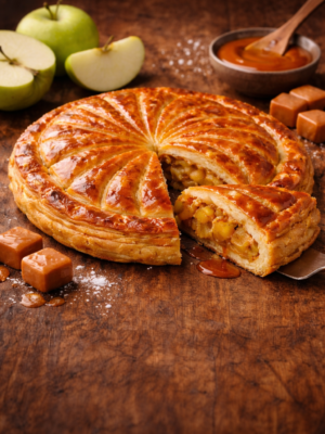 Galette Pomme & Caramel Beurre Salé 8 parts