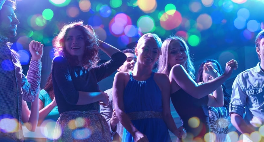 Dancing at Casa de Campo nightclub