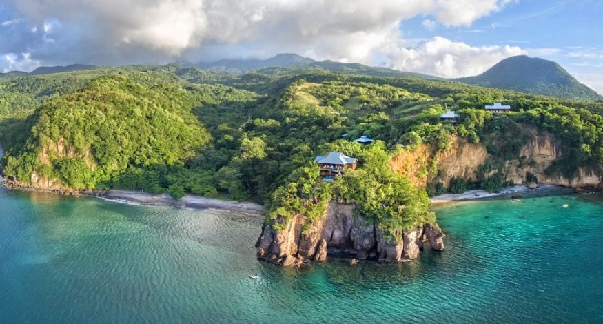 Hiking at Secret Bay Resort in Dominica