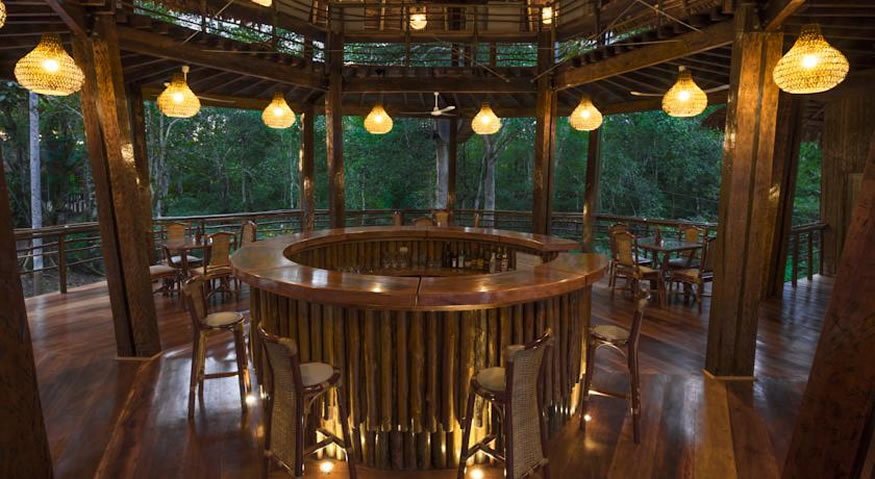 On our list of best all inclusive resorts in South America is Treehouse Lodge