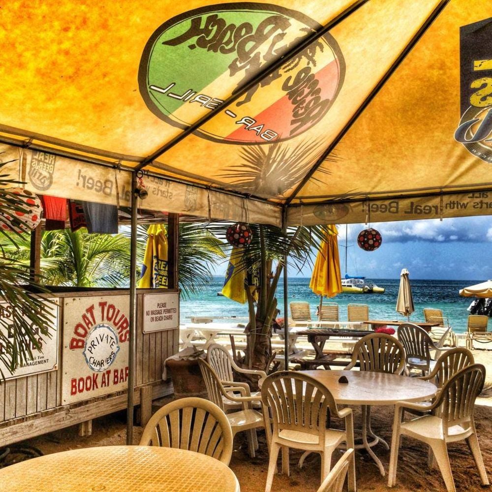 Reggae Beach Bar and Grill in St. Kitts