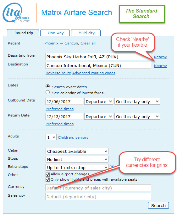 ITA - Standard Search