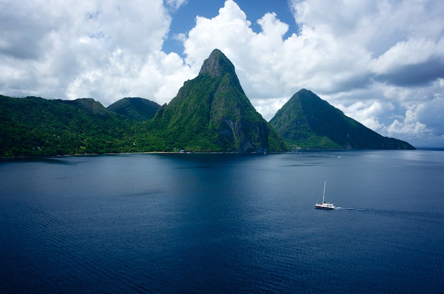 Piti and Gros Piton Mountains