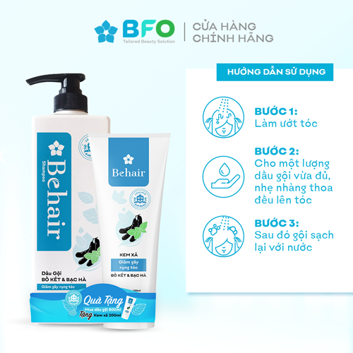 Hdsd dg kx behair bồ kết bạc hà