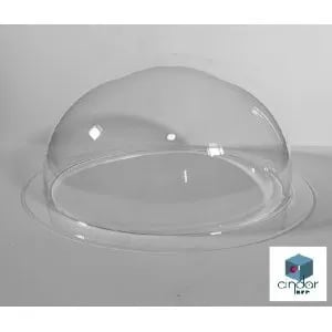 Demi-bulle Altuglas Plexiglas Setacryl Incolore Diamètre extérieur 450mm avec collerette