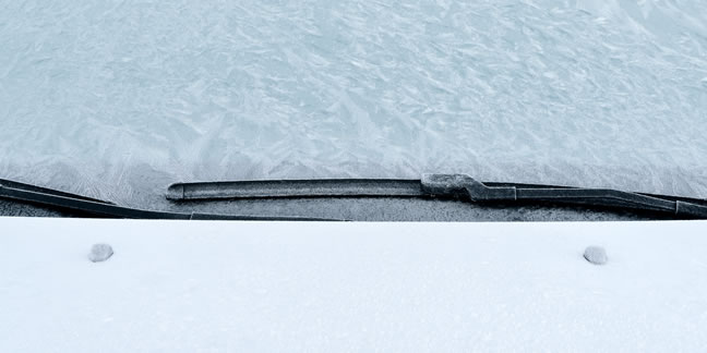 windshield de-icer is needed