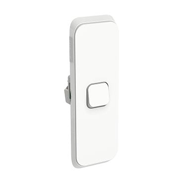 Light switch architrave iconic white 1 gang plate and mechs supply and replace