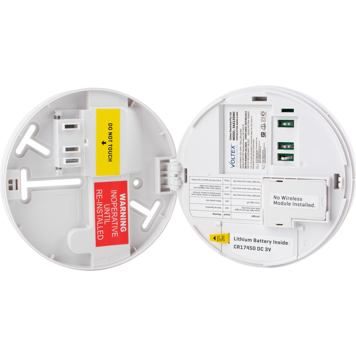 Smoke alarm hardwired intrc cable wire supply and install ( single storey) - Image 5