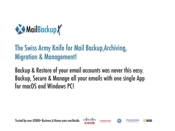 Mail Backup X Mail Backup X