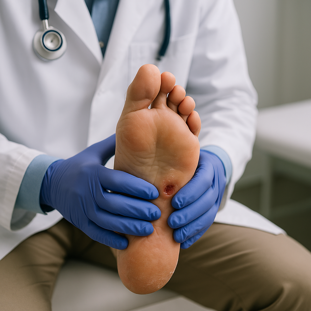 Pied diabétique : comment reconnaître les premiers signes d’un ulcère à risque ?