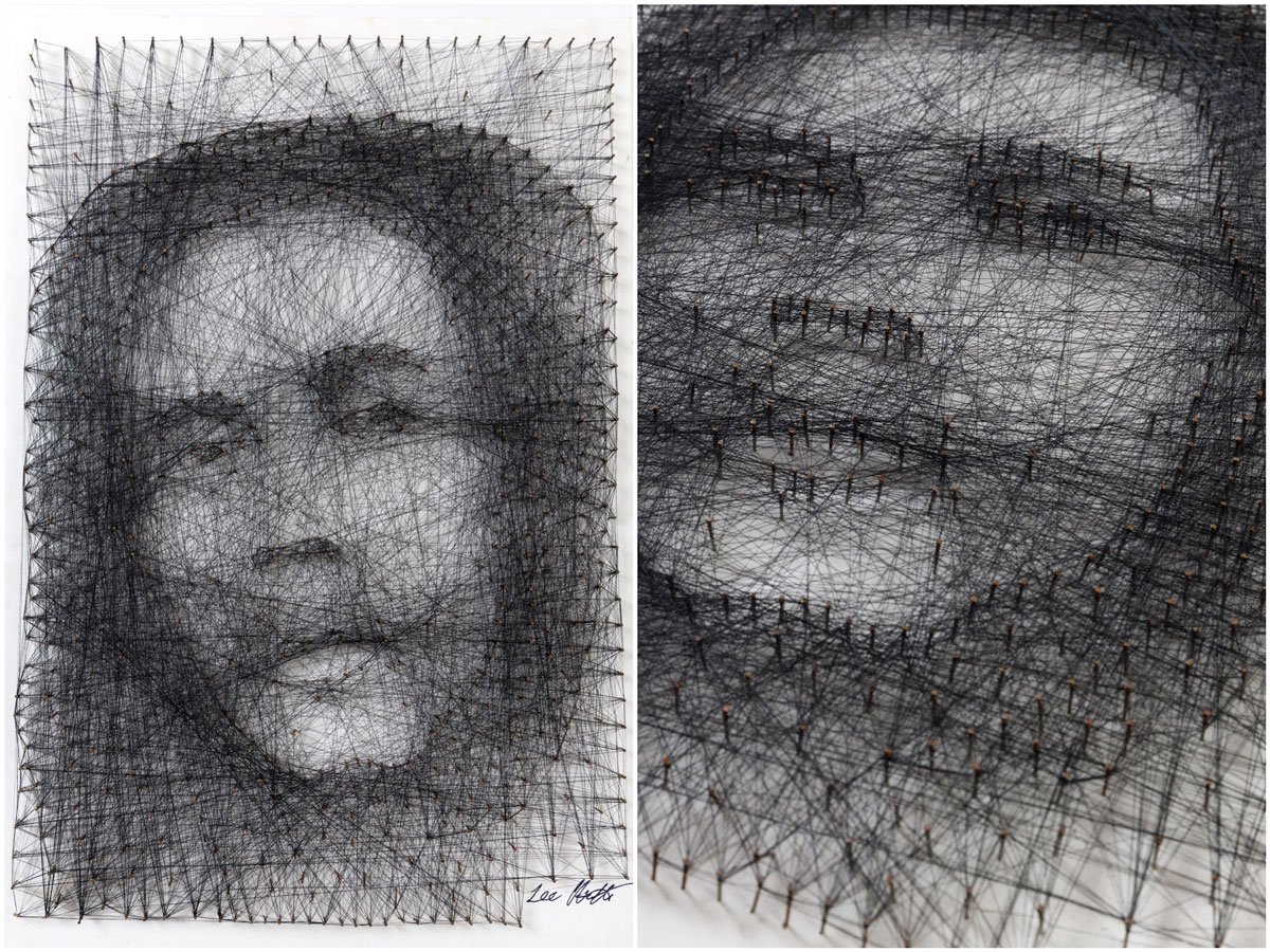 string art product photography