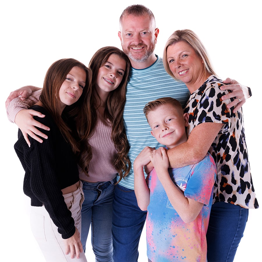 family photo shoot stourbridge matt leanne