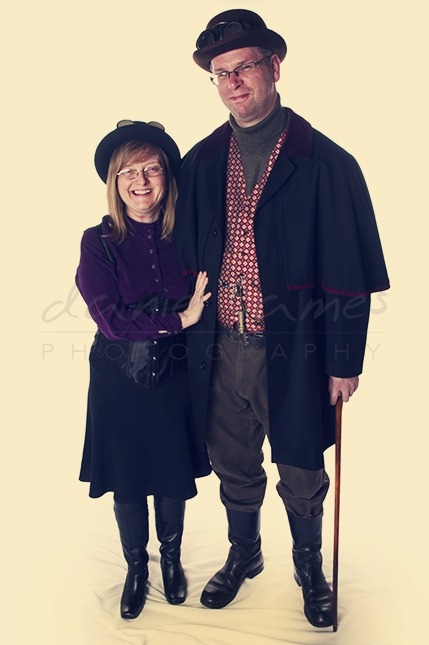 steampunk studio portrait