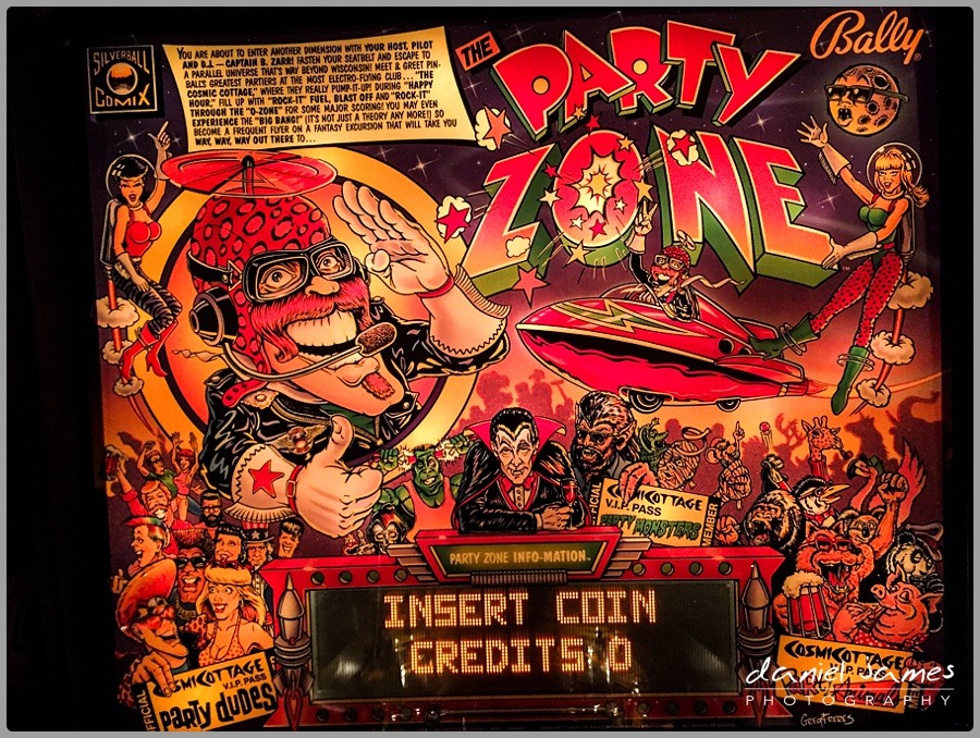party zone pinball machine retro birmingham