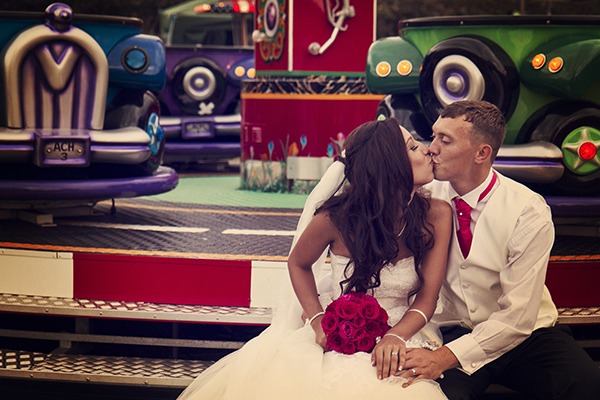 fun fair wedding photography midlands