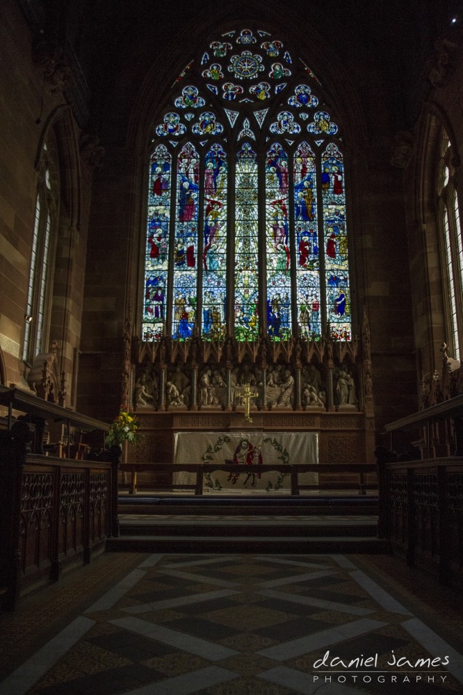 church st martin in the bullring birmingham glass