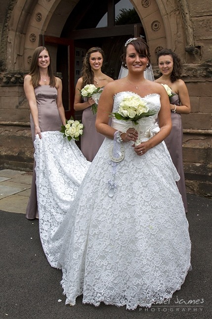 bridal party wedding photo