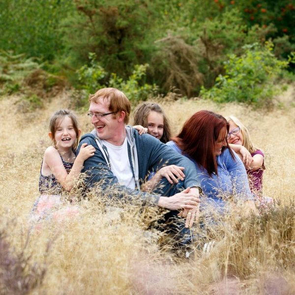 outdoor family photo shoot