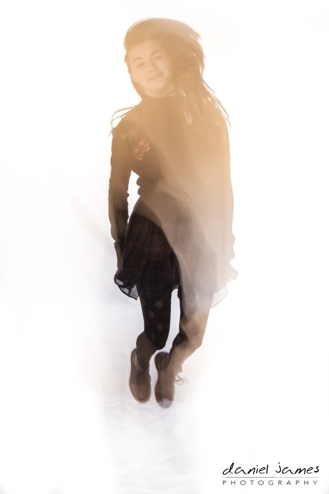 slow shutter speed studio photograph