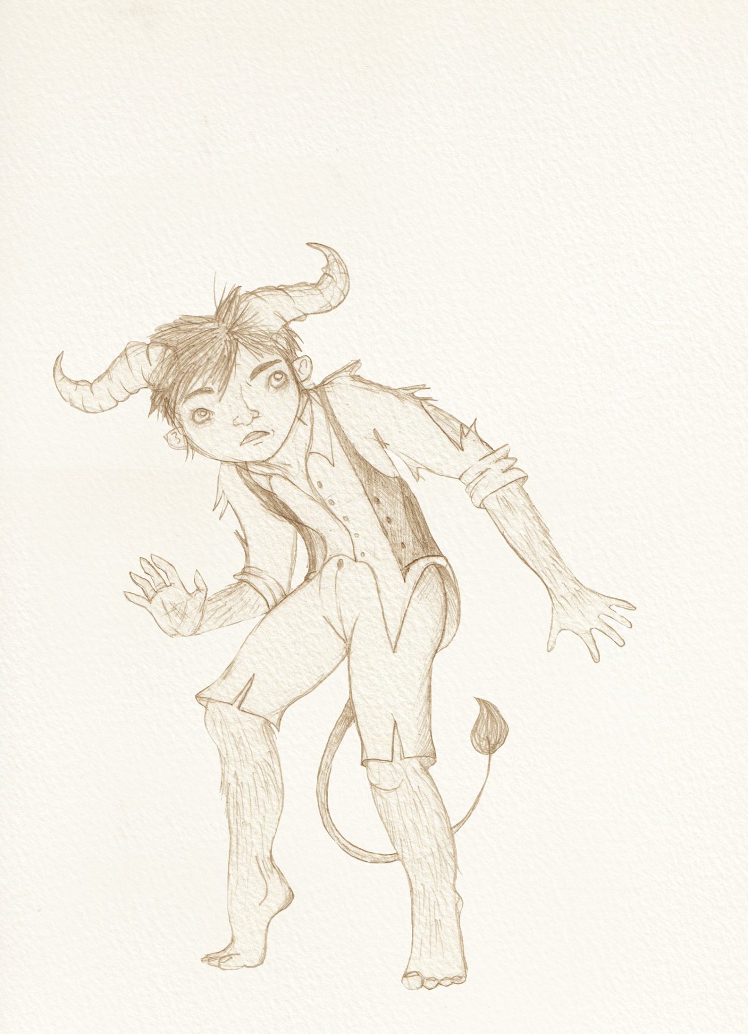 arthur halfling puppet concept art