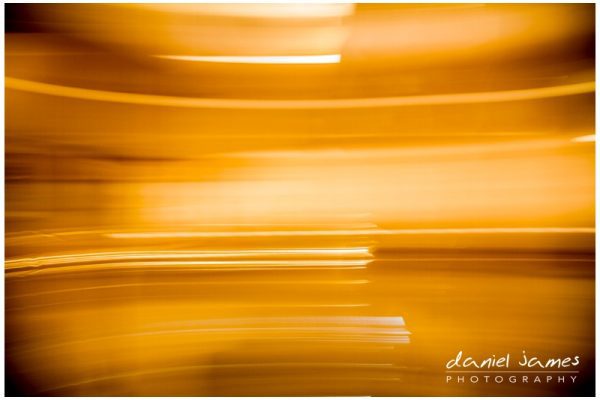 light trails spinning around