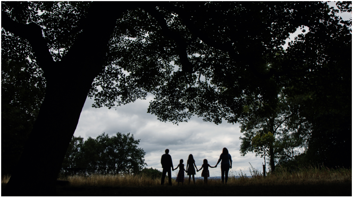 outdoor family portrait