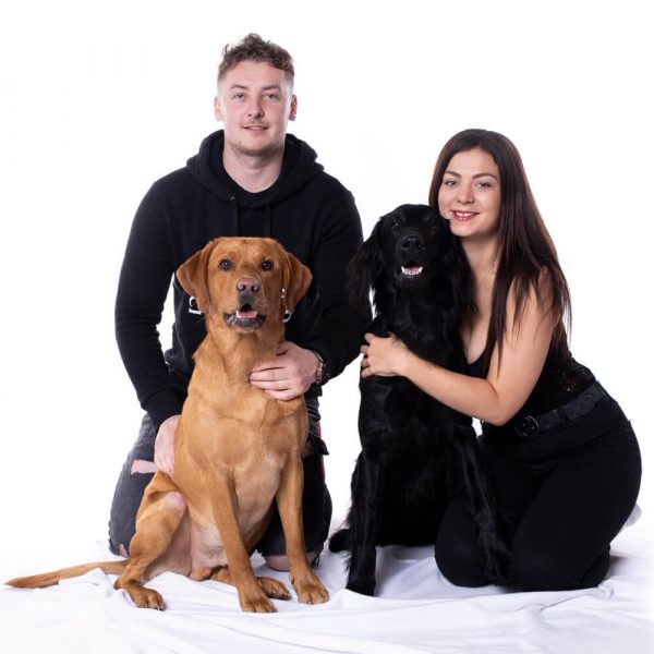 dog family photo shoot
