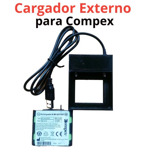 Cargador externo de batería compex