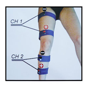 Juego 8 bandas elásticas de electroestimulación + 4 cables para compex - Imagen 3