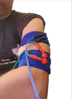 4 cintas elásticas de electroestimulación para gemelos, antebrazos y brazos - Imagen 5