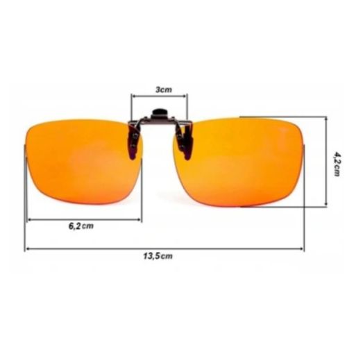 Clip para gafas bloqueador de luz azul y luz verde - Imagen 7