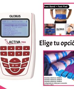 Globus Activa 700 con Fajas Fast Pad / Fast Band o Cintas Elásticas más tonificación facial y SuperMasaje II