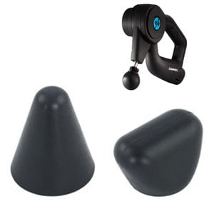 dos cabezales para pistola masaje Compex Fixx 1.0