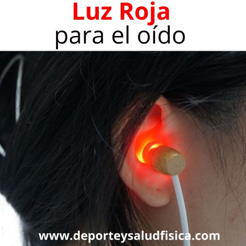 luz roja para el oído 650nm USB