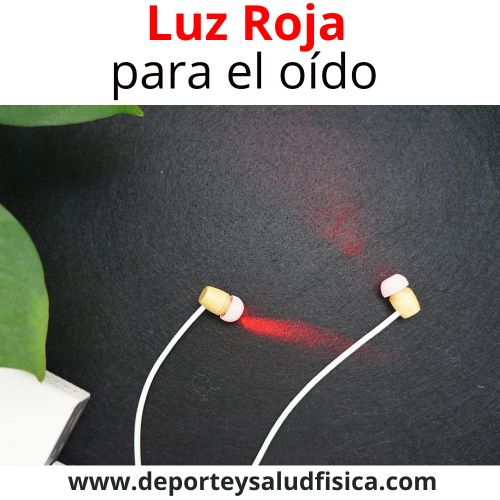 terapia luz roja para oído 650nm USB