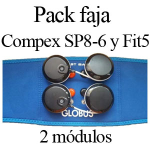 Pack faja 2 modulos compex wireless