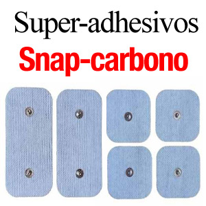 parches superadhesivos snap carbono duran el doble