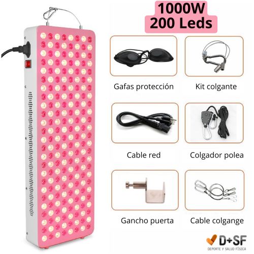 accesorios luz roja 1000W 200 leds