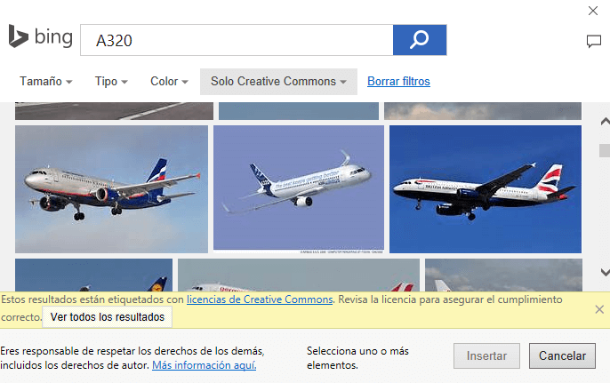 Insertar imágenes en línea con Office