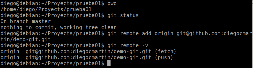32 Git remote to view connection binding status