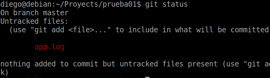 24 file status to ignore in git