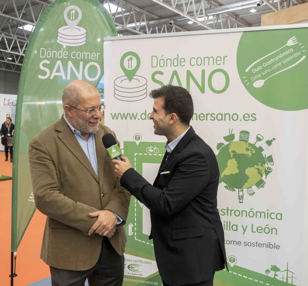 El papel de Dónde Comer Sano y los centros de reciclaje de aceite usado en INTUR 2019 1 Francisco Igea