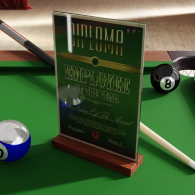 Stojaczek Drewno A4 pion