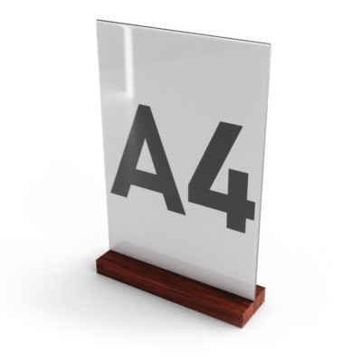 Stojaczek Drewno A4 pion